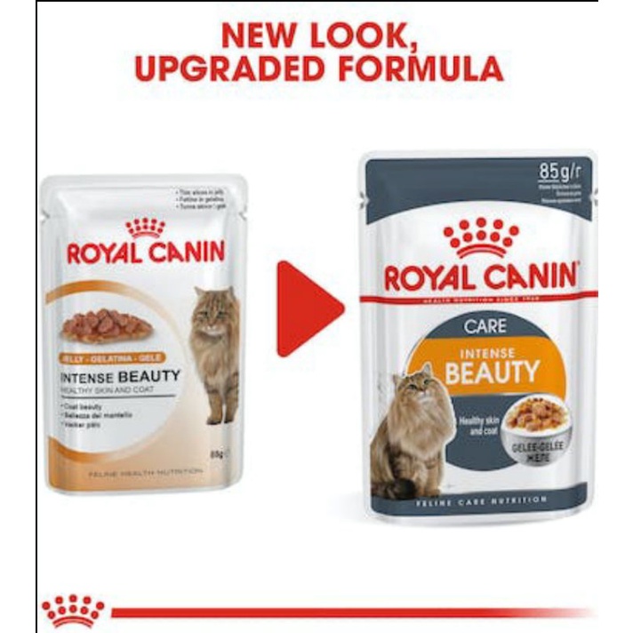 Royal Canin Beauty Pouch 85gr - Makanan Basah Kucing Dewasa RC Sachet Hair and Skin