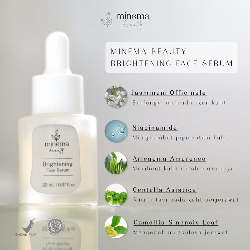 Minema skincare produk ORI 100%