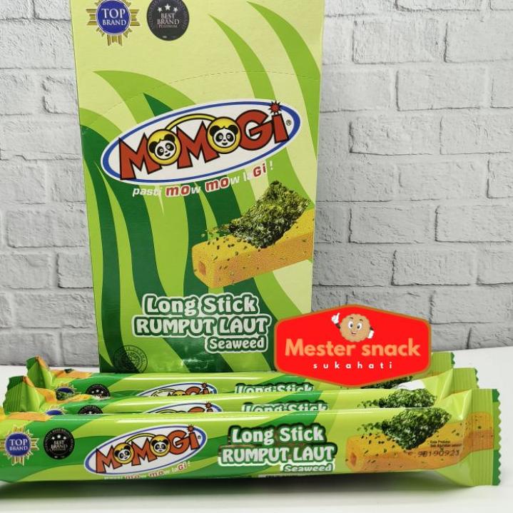 

[KODE PRODUK W0VAQ10042] Momogi Long Stick Rumput Laut (1 pack isi 10 pcs)