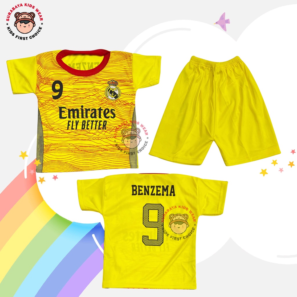 Setelan Jersey Sepak Bola / Baju Futsal Anak