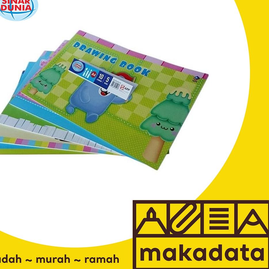 

Kejutan Meriah DRAWING BOOK / BUKU GAMBAR SIDU UKURAN A4 (1 PACK ISI 5 PCS) MURAH