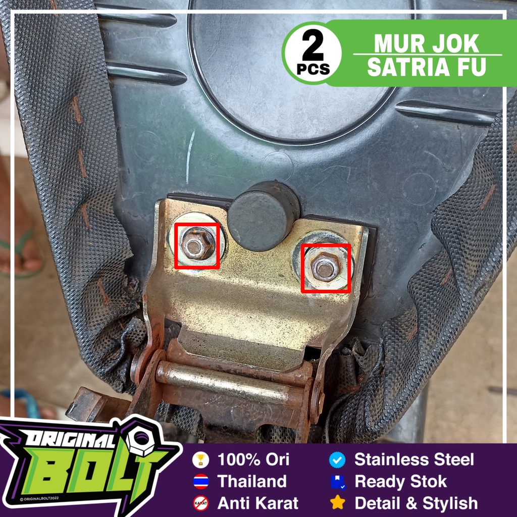 Mur Probolt Jok Satria Fu Stainless Heng King Nut Thailand