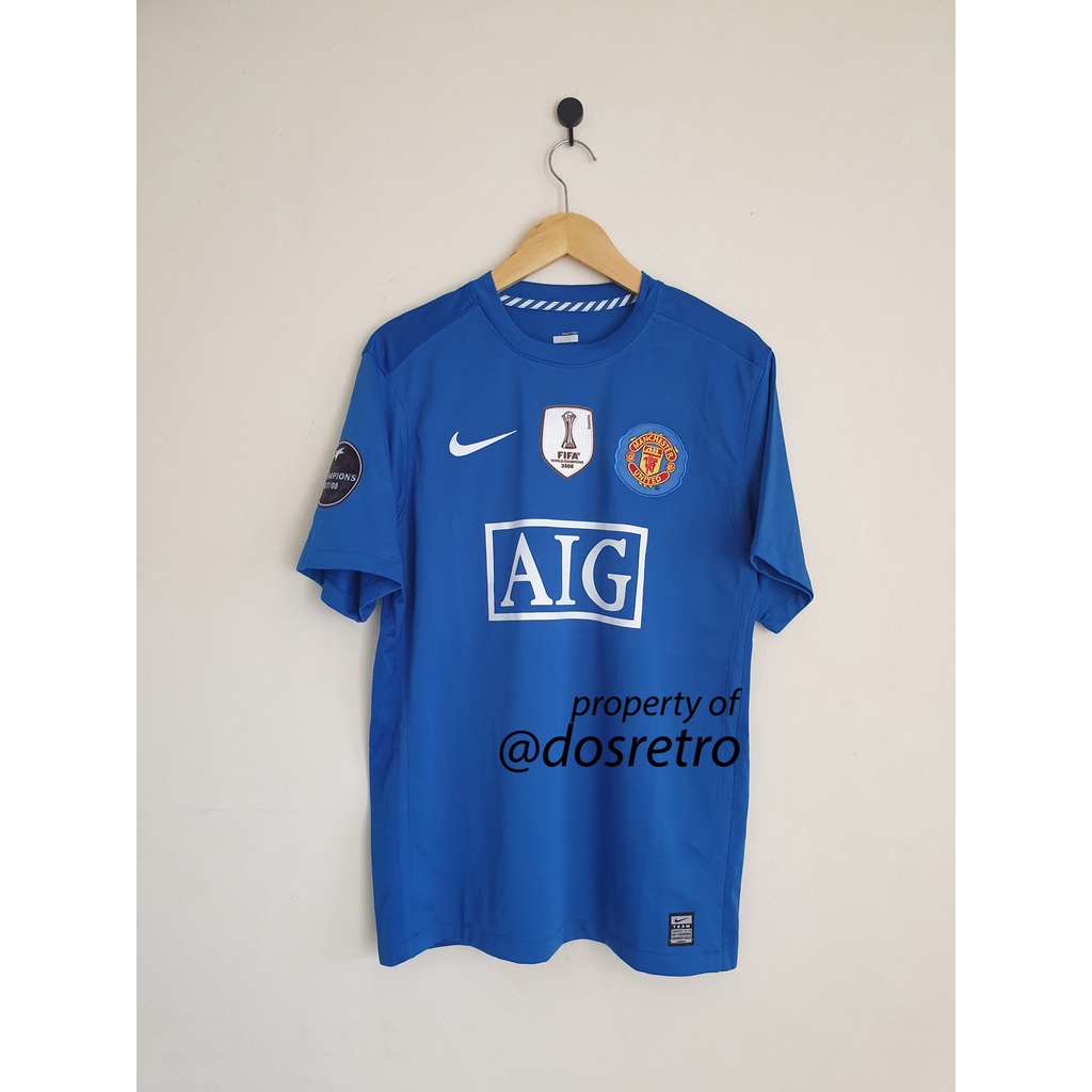 Jersey Retro Manchester United Away 2007 2008 RONALDO