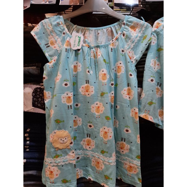 baju tidur kaus all size yumico celana pendek