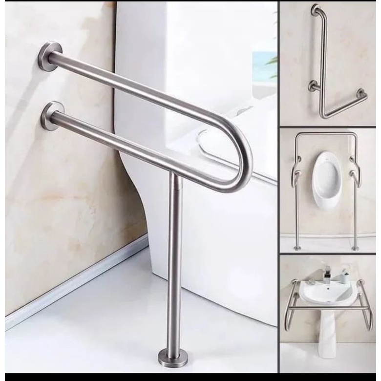 Grab bar disability lengkung / Grab bar orang tua
