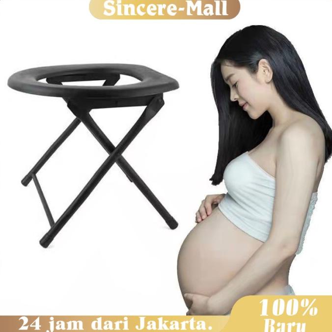 Kursi Toilet Wc Duduk Portable Rumah Tangga Bergerak Lipat Toilet