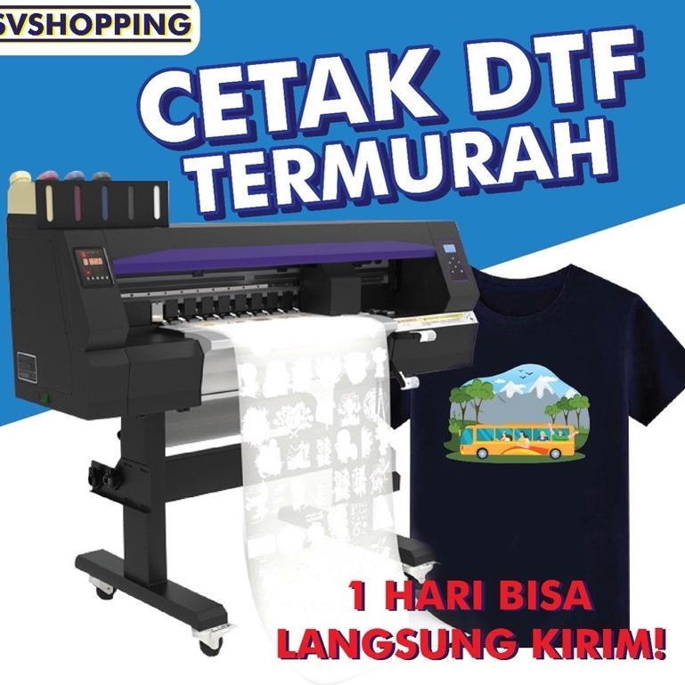 BARU JASA CUSTOM SABLON DTF DAN PRINTING PRINTABLE METERAN BAHAN SEMI PU POLYFLEX LOGO