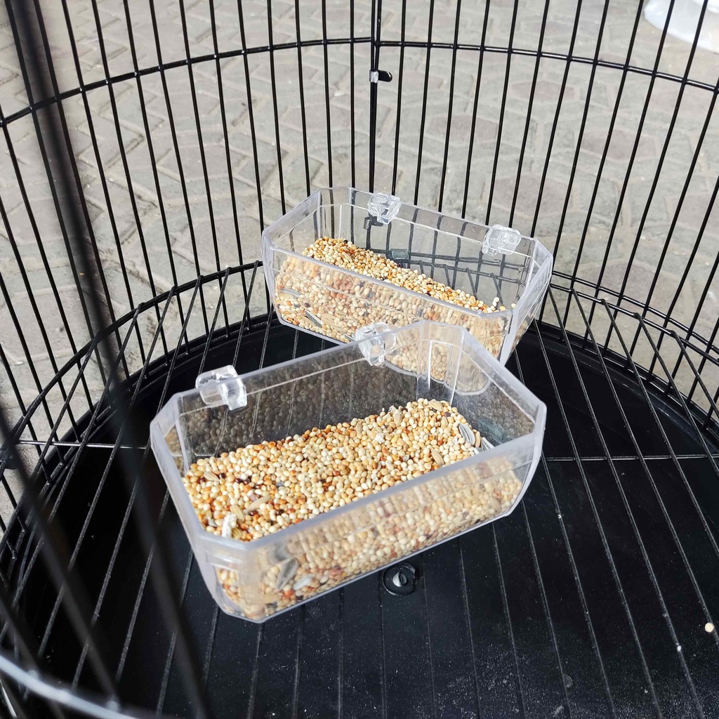 CEPUK TEMPAT WADAH PAKAN BURUNG LOVEBIRD CEPUK TEMPAT PEMANDIAN BURUNG LOVEBIRD