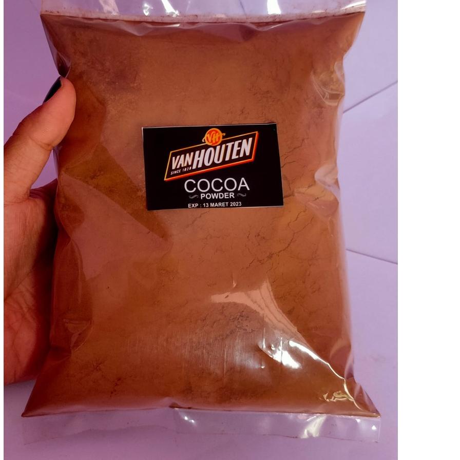 

Bubuk coklat Van HOUTEN / COCOA POWDER KEMASAN 1KG-500gram