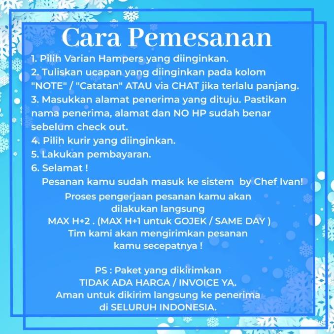 

WINTER CHRISTMAS HAMPERS NATAL GIFT PARCEL TAHUN BARU PARSEL HADIAH H64654GRT