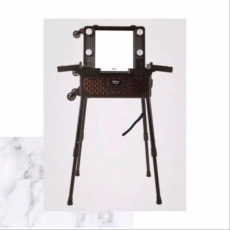 beauty case standing masami shouku bluetooth model koper cabin size brown diamond limited preloved l