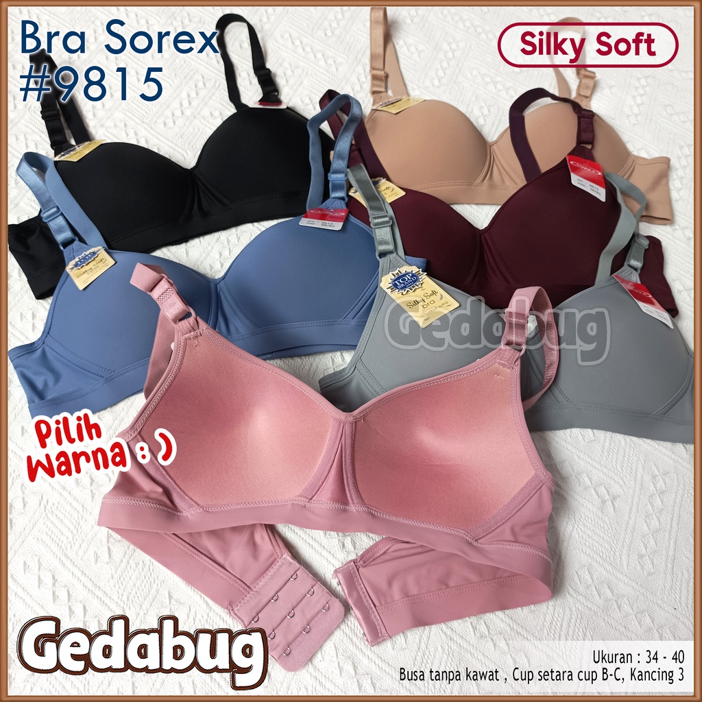 Sorex Bra wanita Sorex 9815 | BH Wanita dewasa Busa supersoft kancing 3 | Gedabug