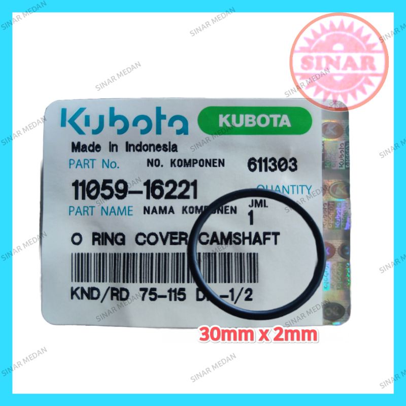 RD85 O Ring Cover Camshaft Kubota RD75 Oring Tutup As Klep RD115