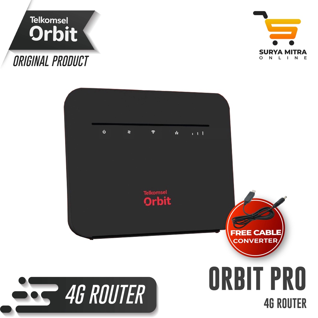 Telkomsel Orbit Pro Modem WiFi 4G High Speed