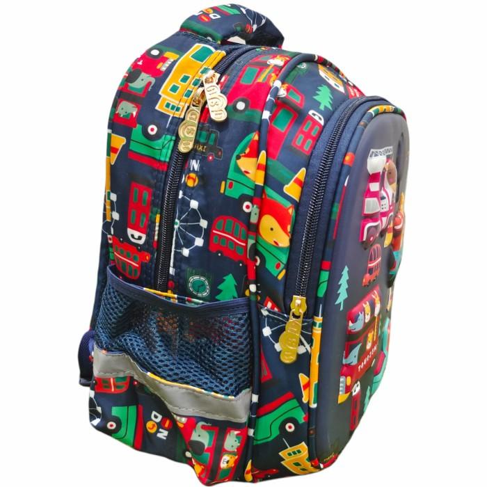 tas anak TK timbul motif animal import HSD