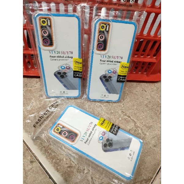 Softcase Vivo V20SE Y70 Silikon Casing Case Bening Transparan Pro Camera