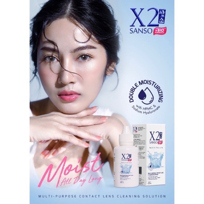 (BISA COD) CAIRAN SOFTLENS X2 SANSO + BIO FORMULA 360ML / X2 SANSO + BIO FORMULA 360 ML MULTI PURPOSE SOLUTION / AIR SOFTLENS 360 ML