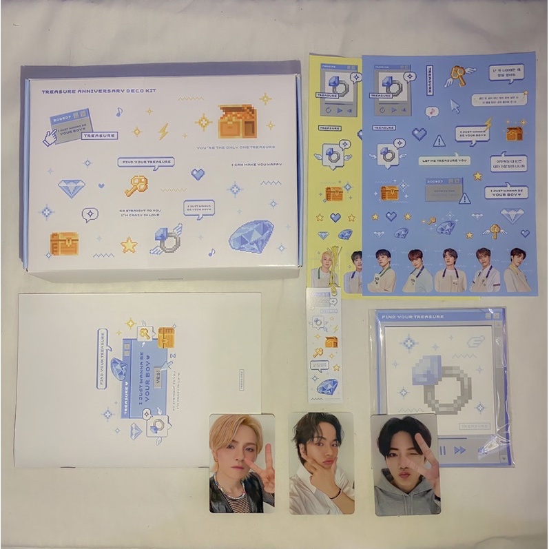 Treasure Anniversary Deco Kit Junkyu Haruto Jaehyuk yedam Hyunsuk Yg Entertainment