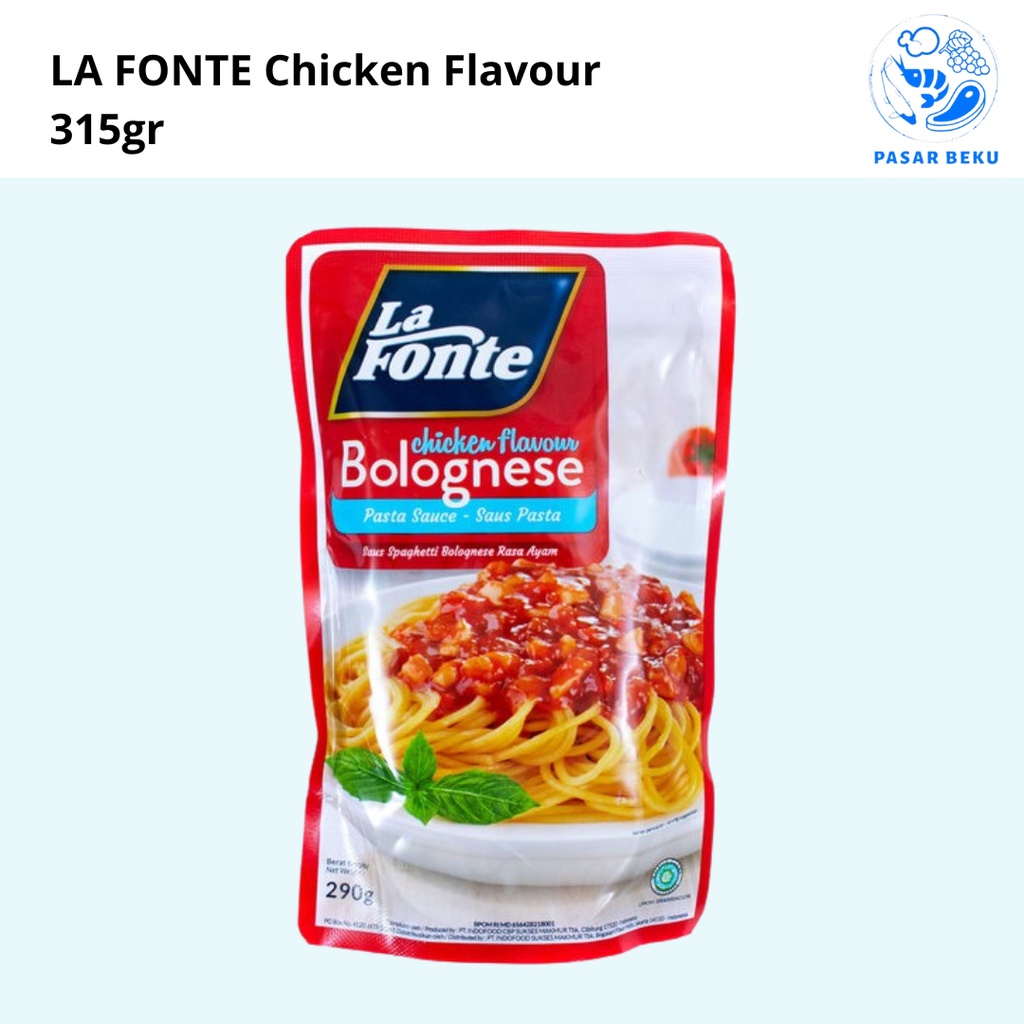 

Saus Pasta LA FONTE Chicken Flavour 290gr Spaghetti Padang