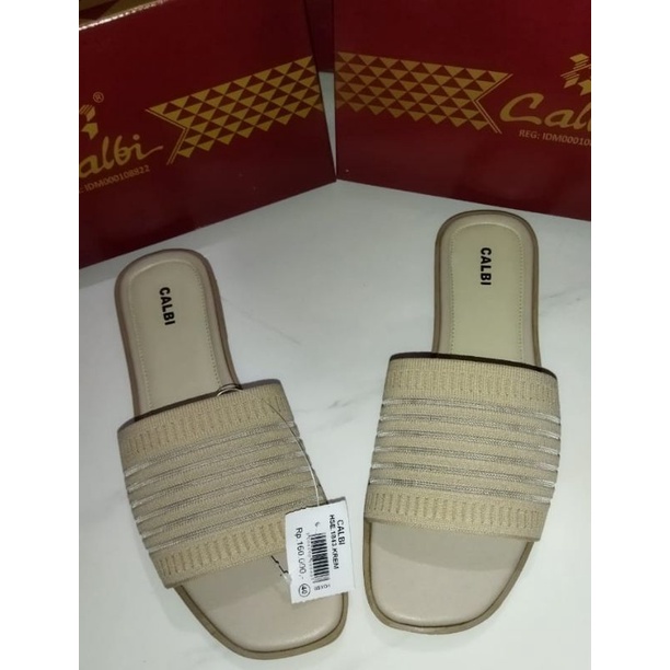 Sandal teplek selop merk CALBI (HSE 1843)