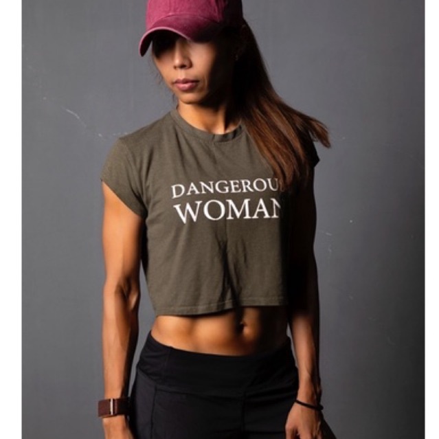 DVOTD - Crop Tank Top Sleeveless Top Crop Top Loose Top Low Cut Top Kaos Gym & Kaos Olahraga Wanita 