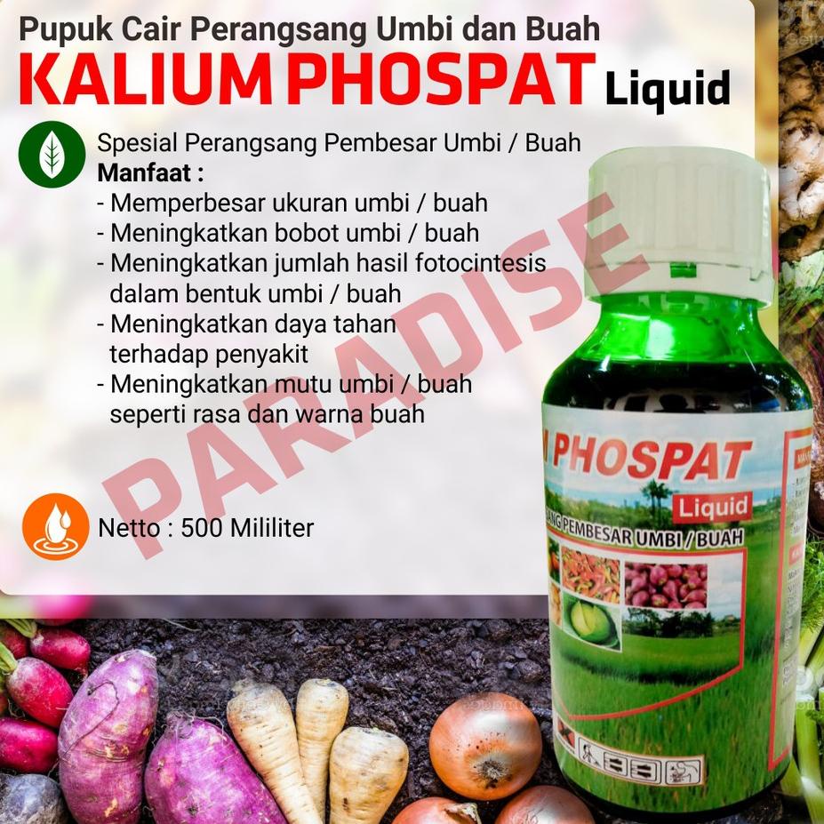 Kalium Phospat Cair Pupuk Kalium Phospate Kalium Phospat Perangsang Umbi dan Buah  500 ML