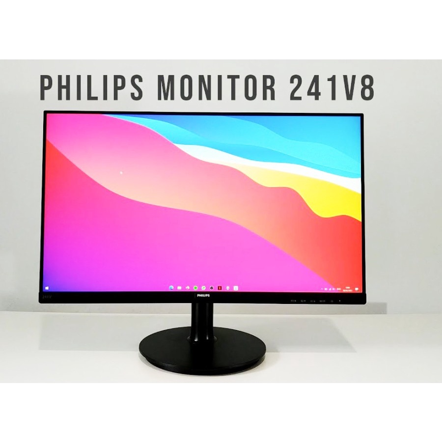 Jual Monitor LED Philips 241V8 24"inch FHD IPS 75hz Monitor HDMI VGA ...