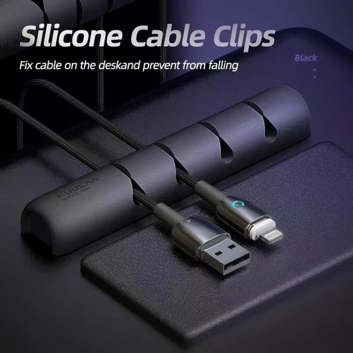 

Cable Organizer 7 Slot Clip Jepitan Kabel Cable Organise Clip Silicon #Original