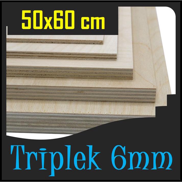 Triplek 6 Mm 50 X 60 Cm | Triplek 6 Mm 50X60 Cm Triplek Grade A