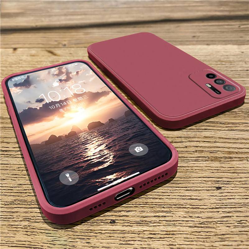 Case Silikon Cair Persegi Untuk OPPO A9 A9x A92s Shockproof Soft Phone Cover Untuk OPPO Find X2 X3 X5 Pro Lite Neo