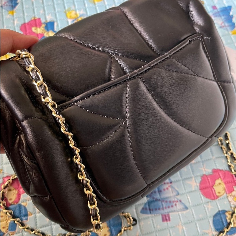 TAS SELEMPANG WANITA ZR QUILTED RANTAI BUNGA