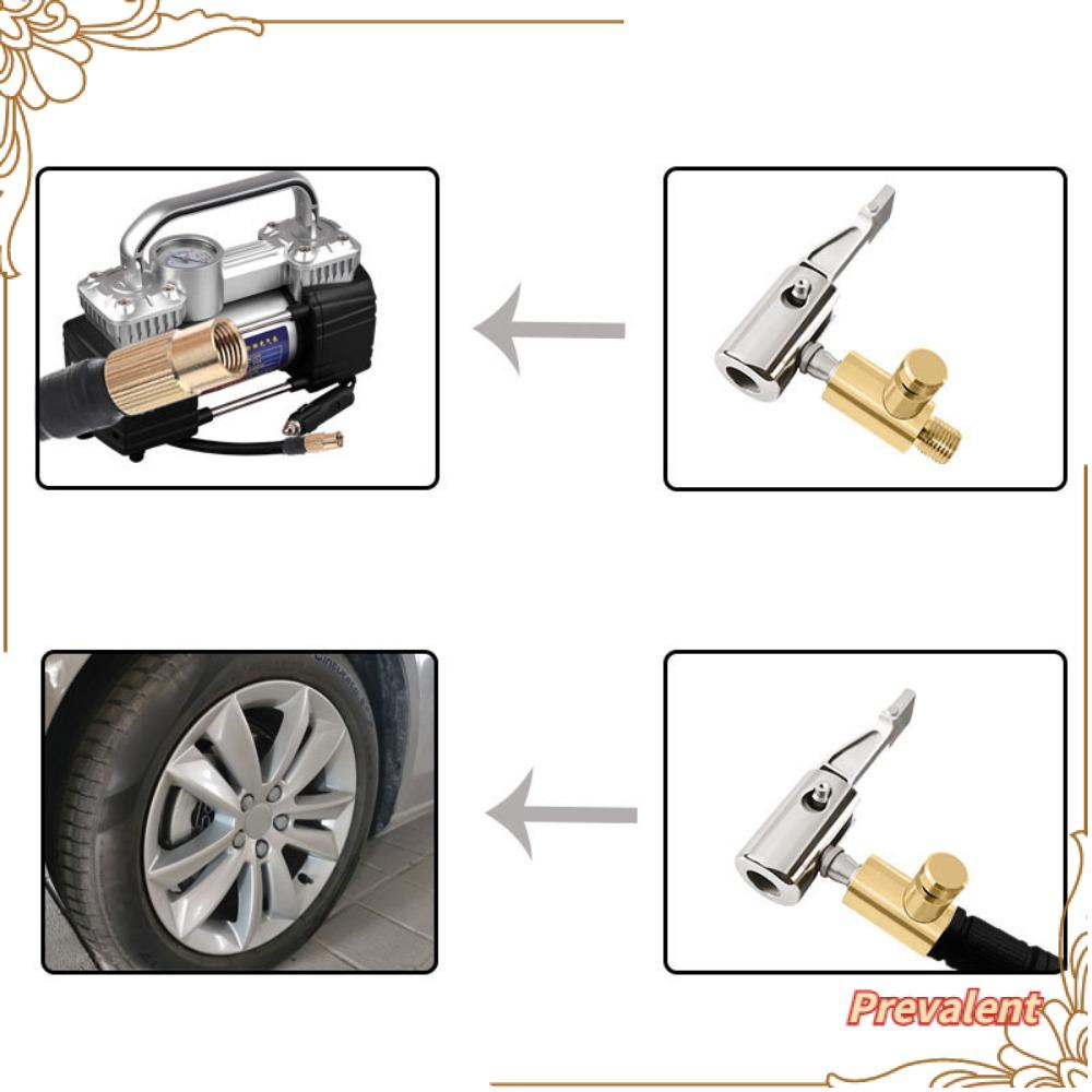Preva Konektor Pompa Tiup Ban Chuck Baru Untuk Adapter Katup Perbaikan Selang