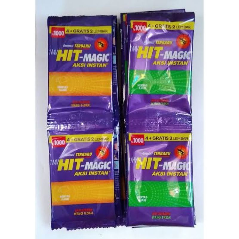 HIT MAGIC HIT KERTAS BAKAR OBAT NYAMUK HIT KERTAS BAKAR HIT PENGUSIR NYAMUK 1 RENTENG