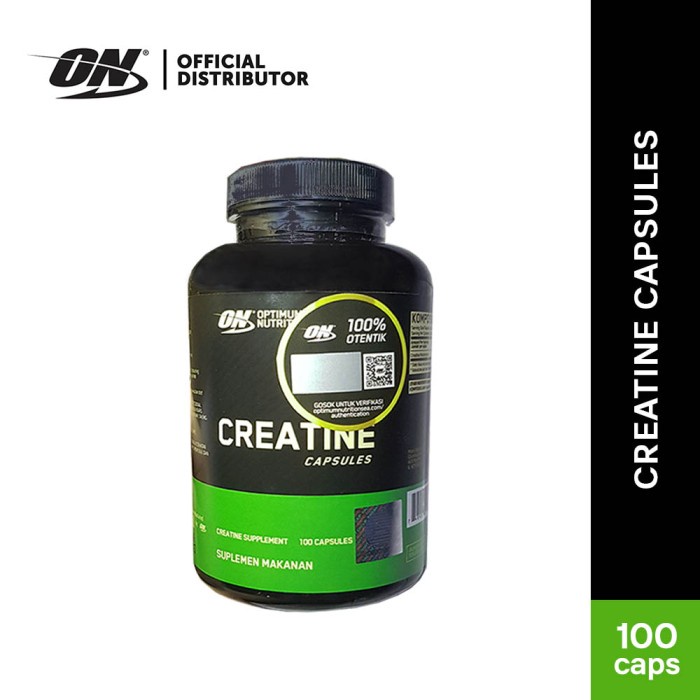 ON Optimum Nutrition Creatine Monohydrate 2.5 gr 100 Capsules - BPOM