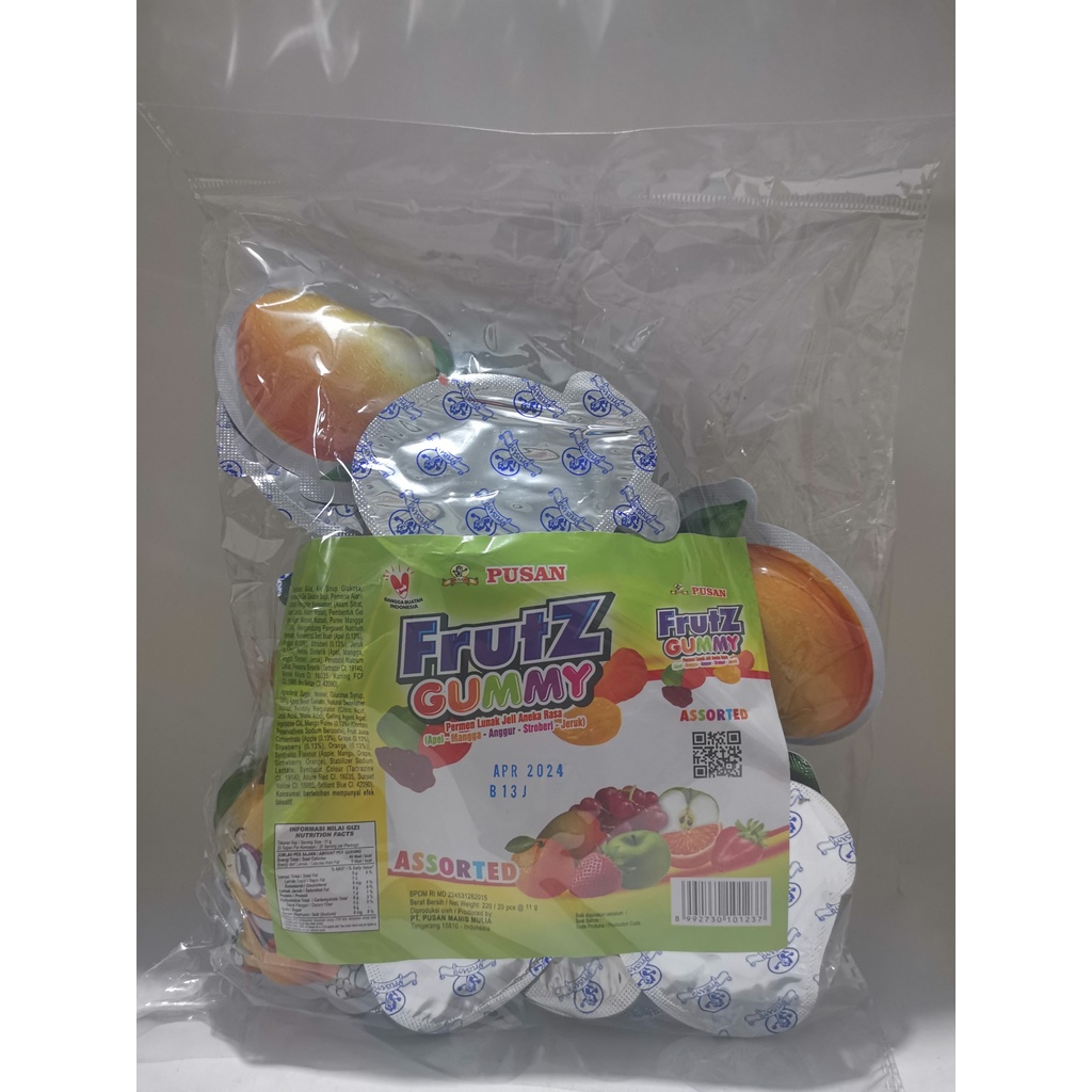 

Permen Pusan Fruitz Gummy pak