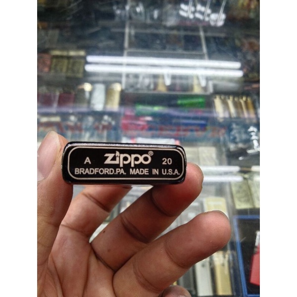 Korek api Zippo Black Ice Grade USA murah