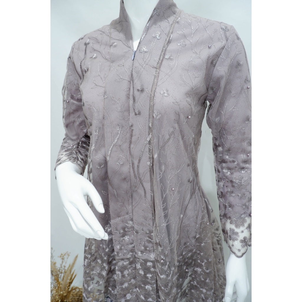 SHOPASHOP SOLO Batik Atasan Kebaya Kartini Tille Mutiara Busui Resleting Depan