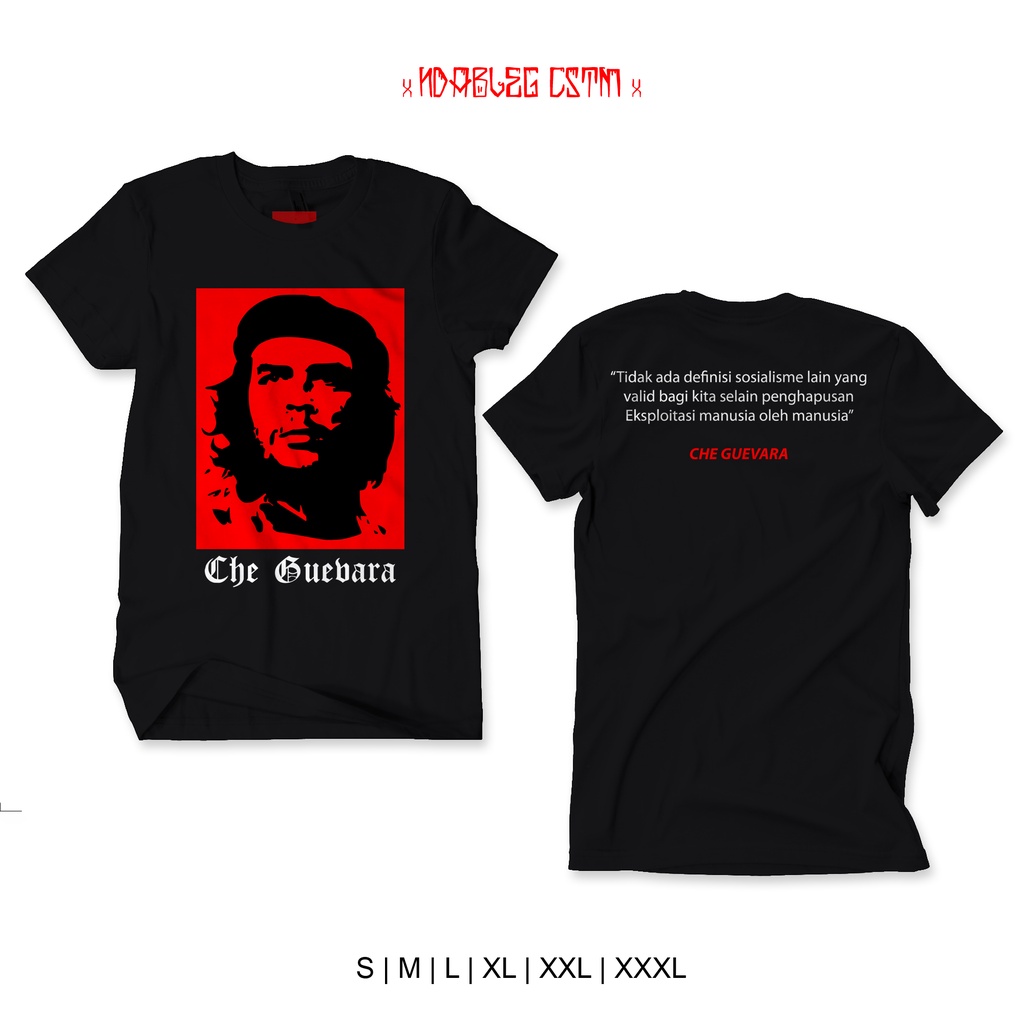 kaos che guevara kaos tokoh che guevara