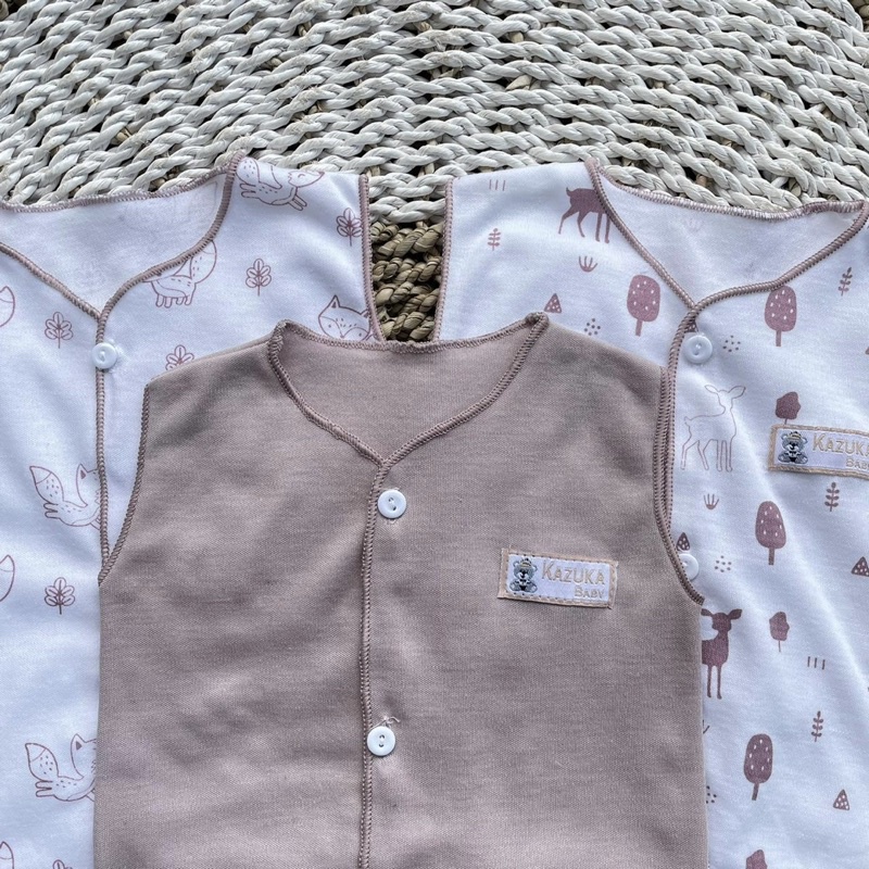 3 PCS Baju Bayi Lengan Kutung + Celana Kutung Bayi Baru Lahir Baju Bayi Setelan Warna Taro Celana Bayi Newborn Hampers Bayi Hadiah Lahiran Bayi DNW BABY