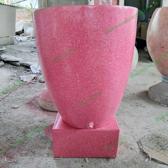 Bak Bak Mandi Terazzo Pink Sweet Minimalis