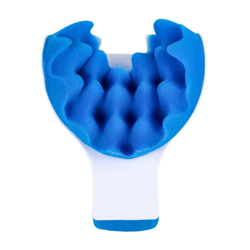 Bantal Relaksasi Leher Punggung Cervical Neck Pain Relief - Blue