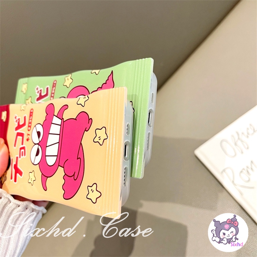 Samsung A04e A04s A03s A12 A13 A23 A33 A53 A54 A22 A32 A50 A50s A30s A71 A51 A31 A21s A52 A72 A30 A20 A11 M23 A04 A03 S22Ultra Candy Snack Bag Case Couple Cartoon Crocodileb Phone Case Soft Cover