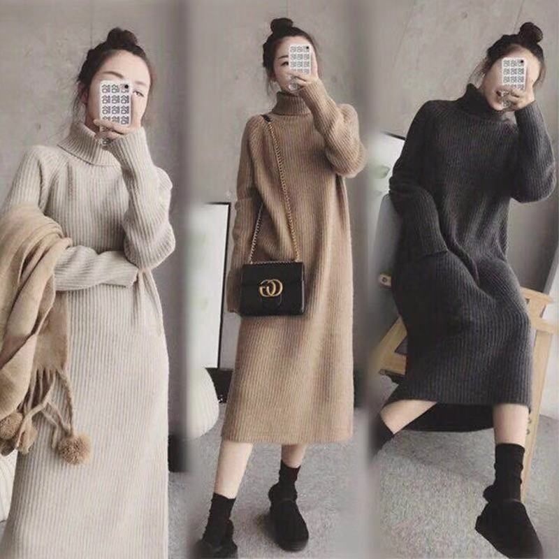 SWEATER DRESS RAJUT PREMIUM JENIE