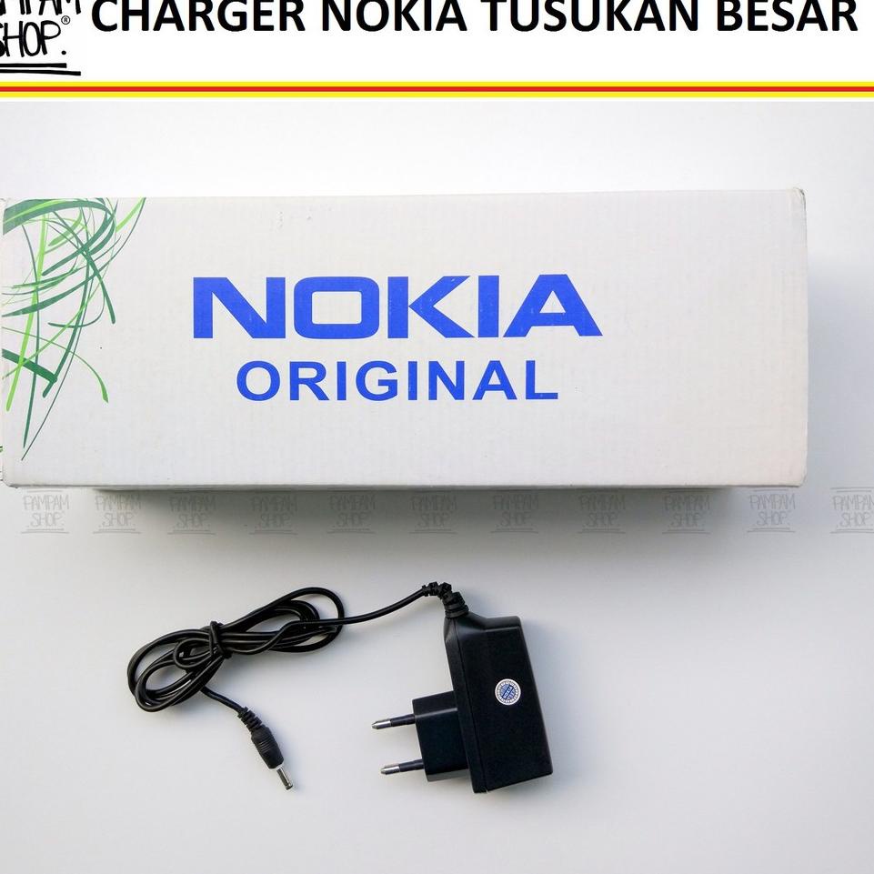 "SGD.30Ja23w" Travel Charger Nokia Jadul Colokan Kepala Pin Besar Original OEM Casan Carger Tusukan 