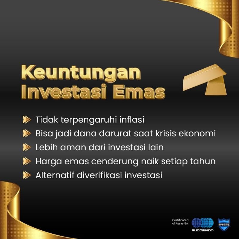 Hanya Untuk Hadiah Baby Gold Emas Mini 0.001 Gram Logam Mulia 24 Karat Babygold MiniGold Mini