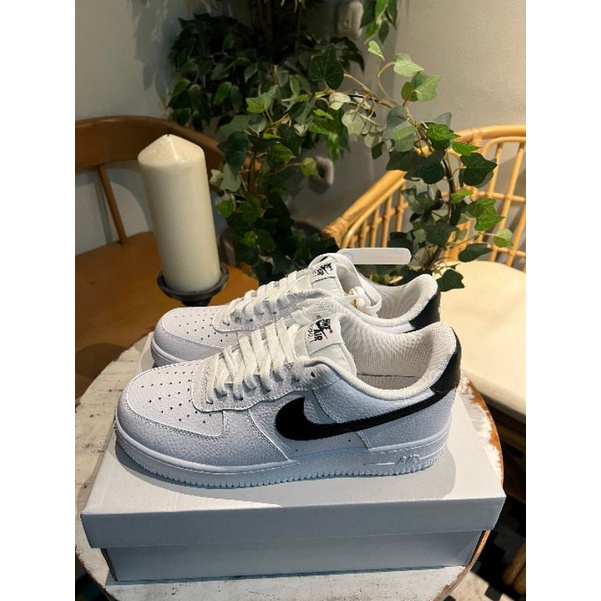 Nike Air Force 1 White Black (Original Material 100%)
