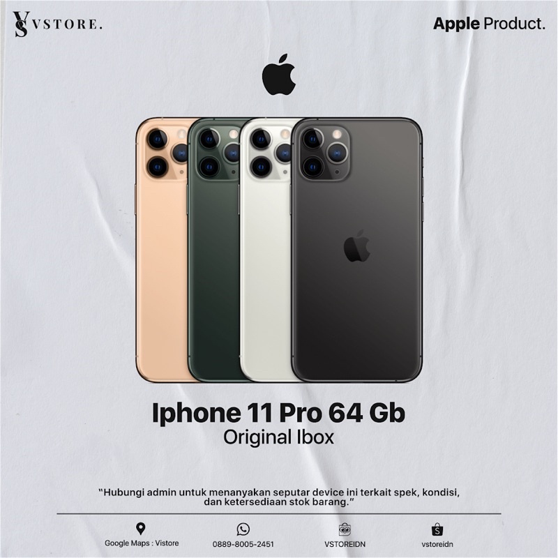 IPHONE 11 PRO 64GB ex iBOX Second Like NEW
