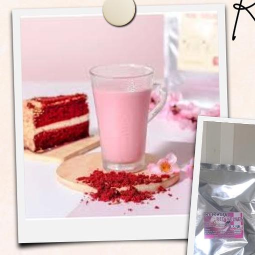 

Termurah [TD4] Bubuk Redvelvet Special 1kg-Powder Bubble drink Redvelvet Reguler