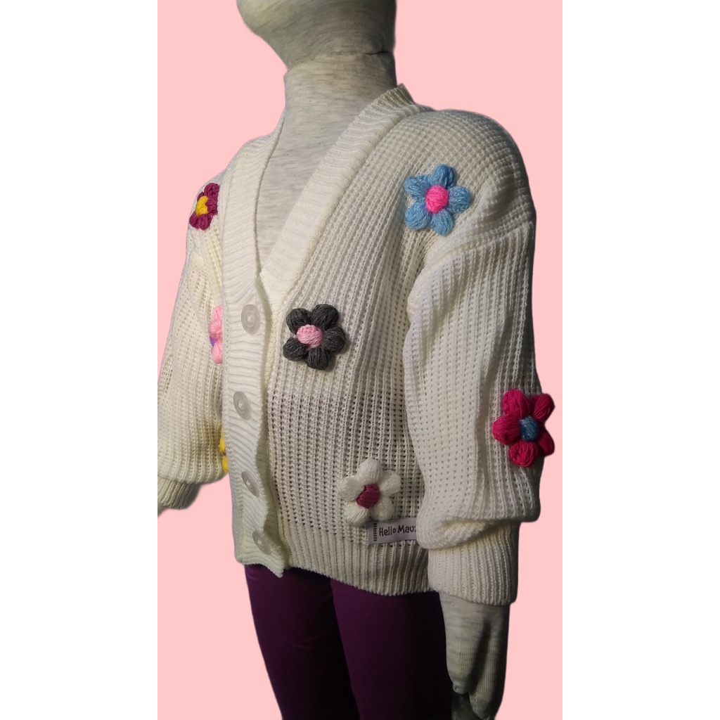 ADREENA CARDY ( BROKEN WHITE )