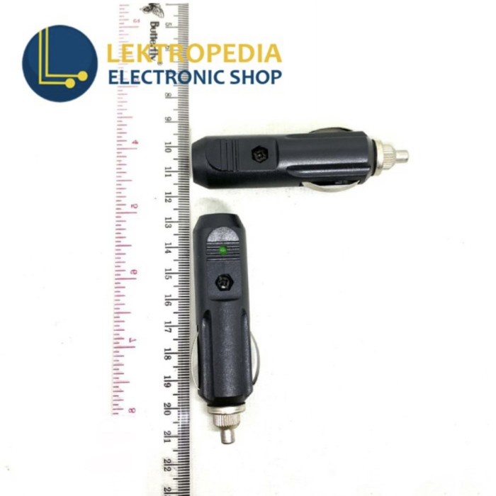 Jack Korek Api Mobil + Led Lighter Colokan Lampu Indikator Jek 12v